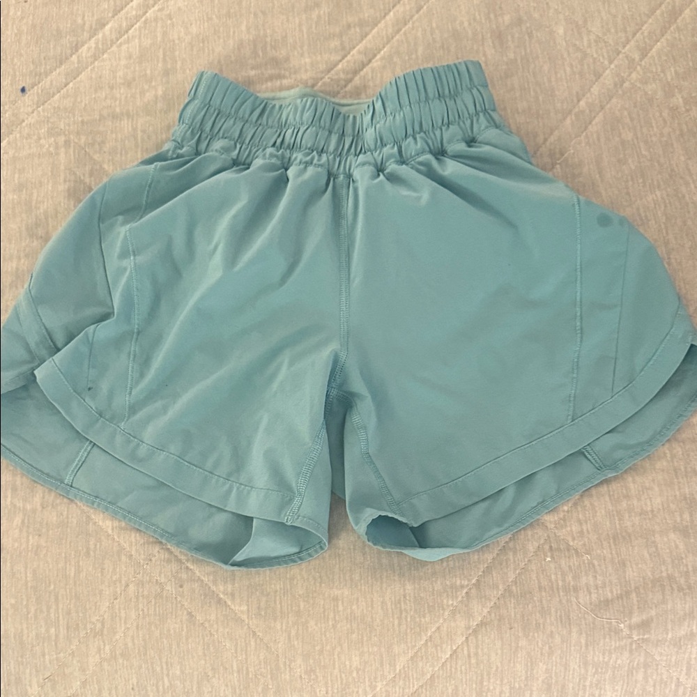 Lululemon Athletica Seafoam Green Athletic Shorts